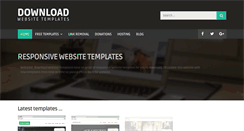 Desktop Screenshot of downloadwebsitetemplates.co.uk
